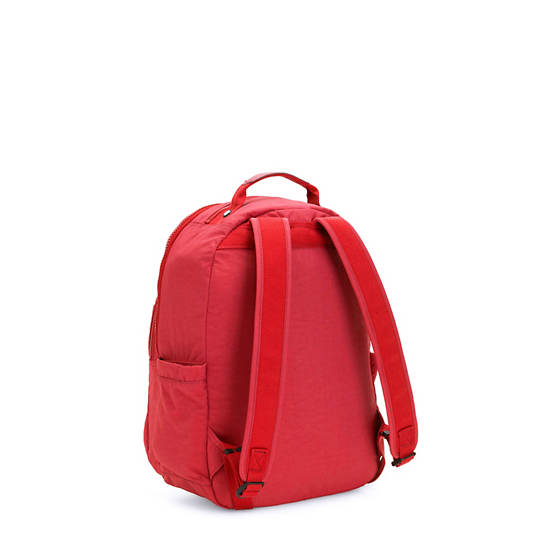 Kipling Seoul Small Klassieke Tablet Rugzak Rood | België 1354CT